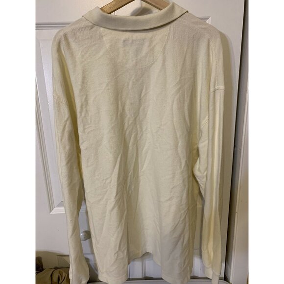 Structure‎ Men’s Sz XL Henley Style Long Sleeve Shirt Cream - Picture 6 of 6